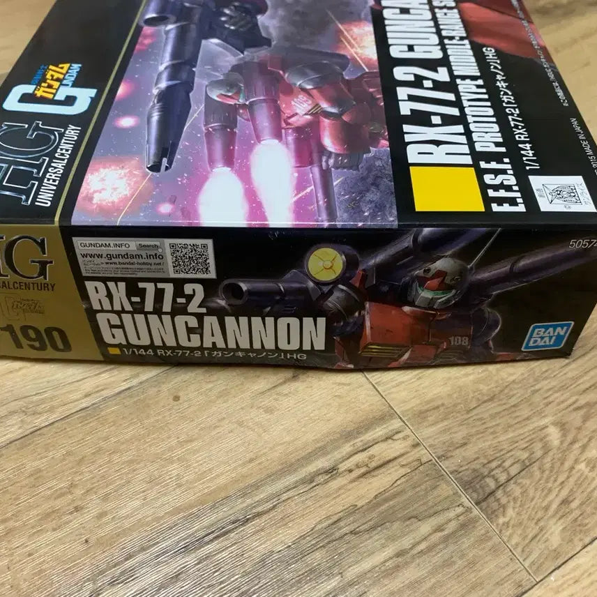 [BUNJANG] HG RX-77-2 Guncannon 1/144 Scale Unassembled Model Kit / hg 건캐논 미조립 팝니다