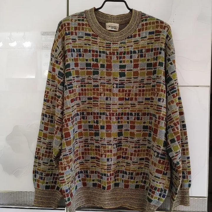 [BUNJANG] Missoni Sport Pattern Knit Sweater / 미쏘니 스포츠 패턴 니트