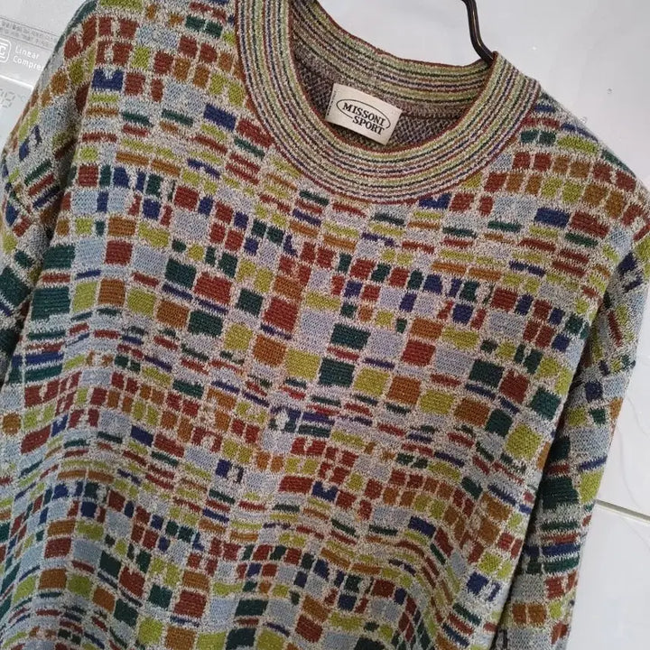 [BUNJANG] Missoni Sport Pattern Knit Sweater / 미쏘니 스포츠 패턴 니트
