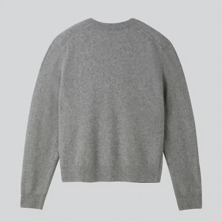 [BUNJANG] RECTO Layered Cardigan Mélange Grey / [S] 렉토 레이어드 가디건 멜란지 그레이