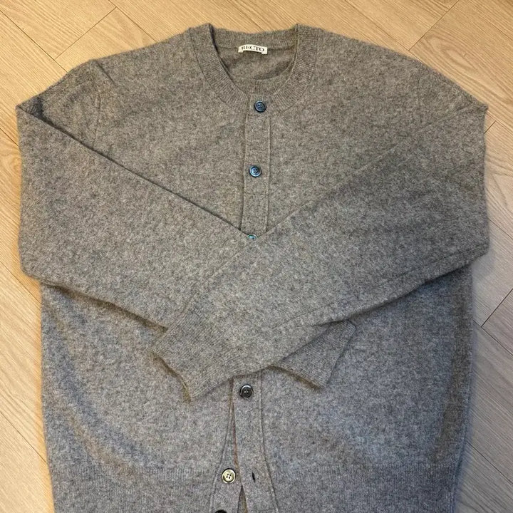 [BUNJANG] RECTO Layered Cardigan Mélange Grey / [S] 렉토 레이어드 가디건 멜란지 그레이