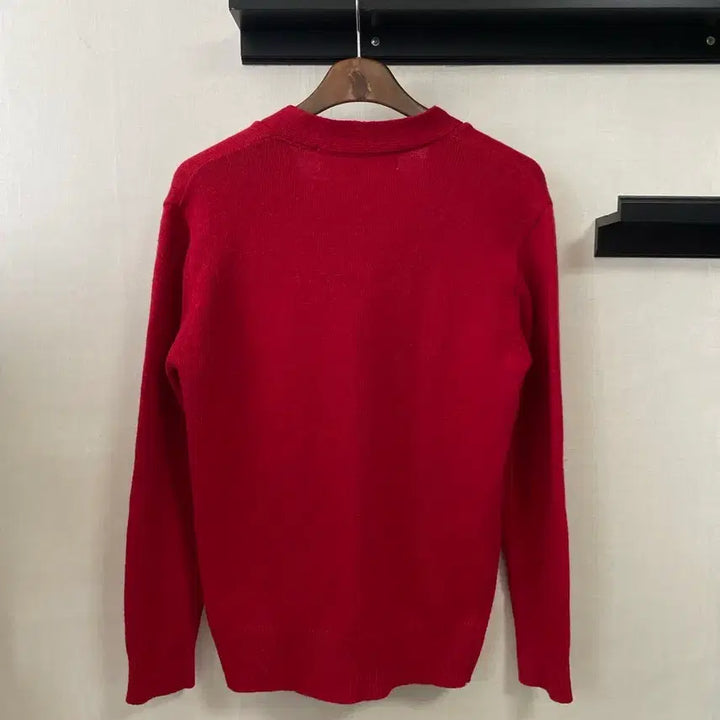 [BUNJANG] Comme des Garçons PLAY Red Cardigan (M) / 꼼데가르송 플레이 레드 가디건 M