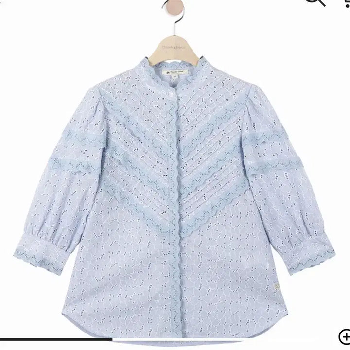 [BUNJANG] Thursday Island Eyelet Lace Blouse / 써스데이아일랜드(Thursday Island) 펀칭 아일렛 블라우스