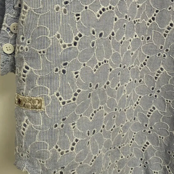 [BUNJANG] Thursday Island Eyelet Lace Blouse / 써스데이아일랜드(Thursday Island) 펀칭 아일렛 블라우스