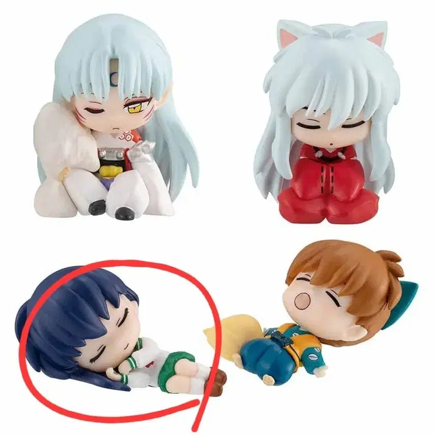 [BUNJANG] InuYasha Kagome Sleeping Figure Gacha / 이누야샤 잠자는 피규어 가챠