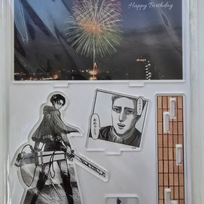 [BUNJANG] Attack on Titan Levi Birthday Acrylic Stand / 진격의 거인 히타 리바이 생일 아크릴 스탠드