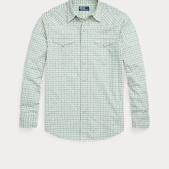 [BUNJANG] Polo Dobby Western Shirt / [xl]폴로 도비 웨스턴셔츠. 26ss