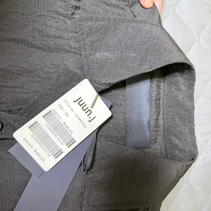 [BUNJANG] Juun.J Nylon Coach Short Sleeve Shirt / 준지 나일론 코치 반팔 셔츠 / 44