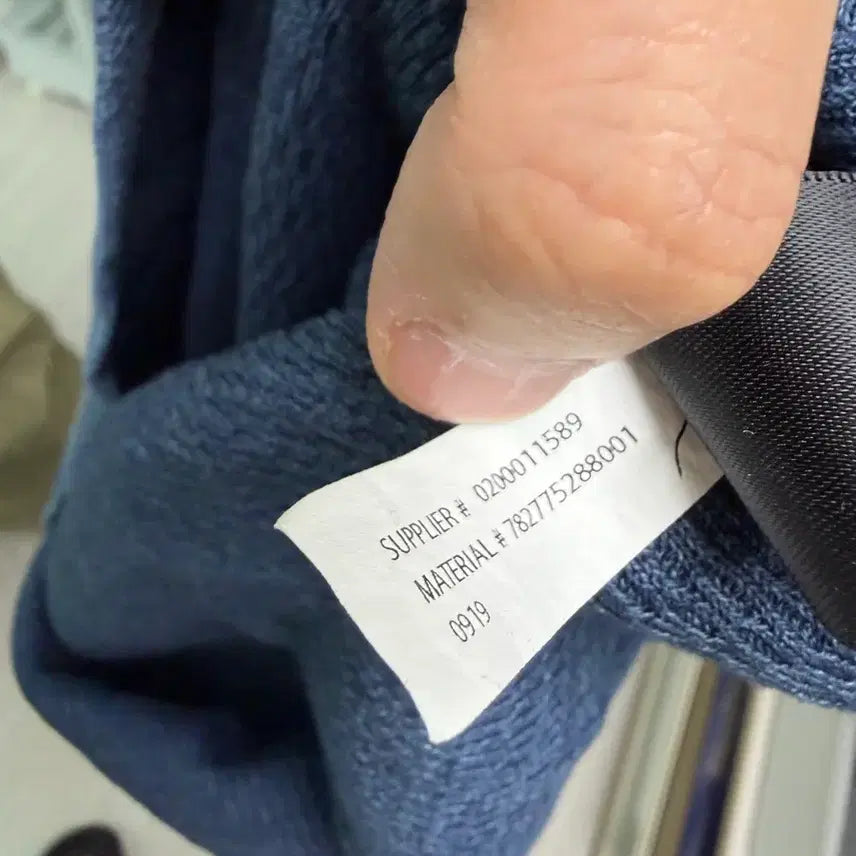[SOLD OUT] [xl]rrl 인디고 반팔와플헨리넥.