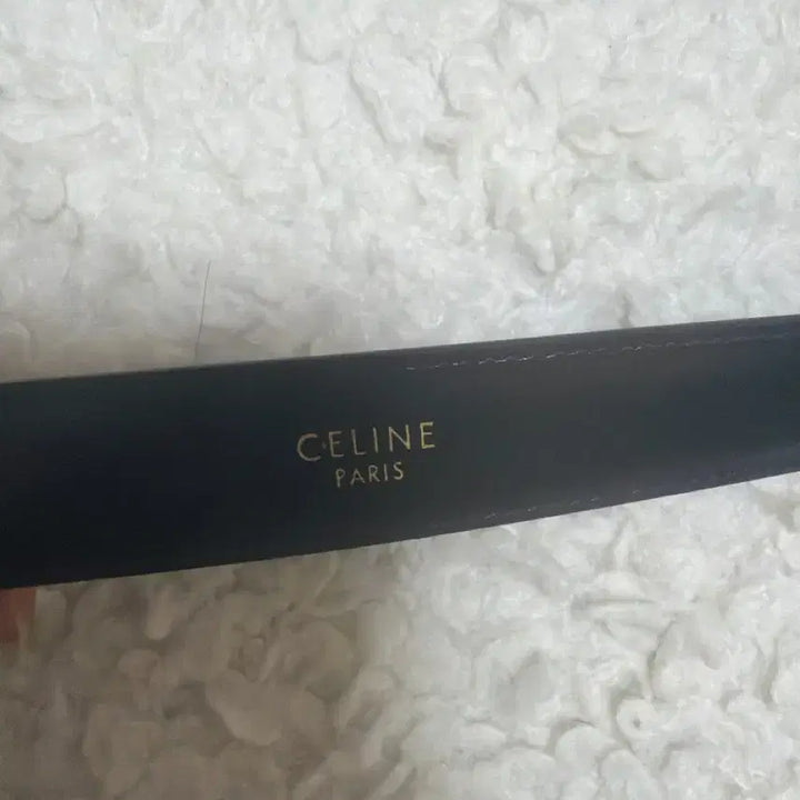 [BUNJANG] Celine Leather Gold Buckle Belt / 셀린느 가죽 금장벨트