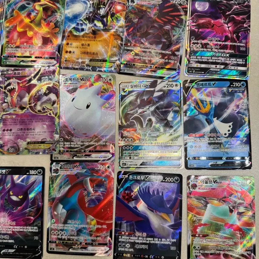 [BUNJANG] Pokemon Cards (Ex, Gx, V, Vmax) 66-Card Bundle / 포켓몬 카드 (Ex,Gx,v,vmax) 66개 묶음 판매 합니다