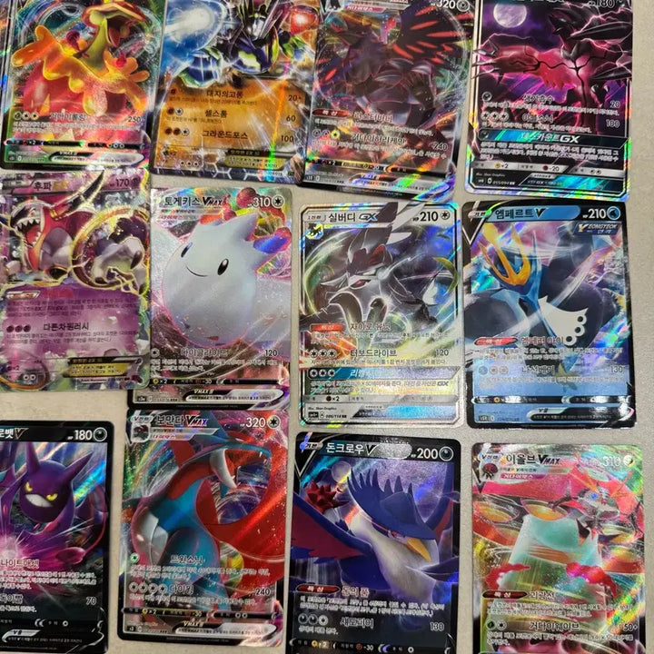 [BUNJANG] Pokemon Cards (Ex, Gx, V, Vmax) 66-Card Bundle / 포켓몬 카드 (Ex,Gx,v,vmax) 66개 묶음 판매 합니다
