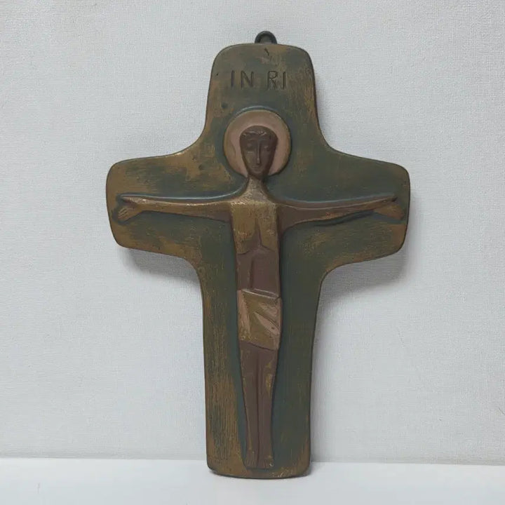 [BUNJANG] Artist Resin Crucifixion Sculpture / 앤틱 작가 작품 십자가 예수님 작가 레진 십자가 가톨릭
