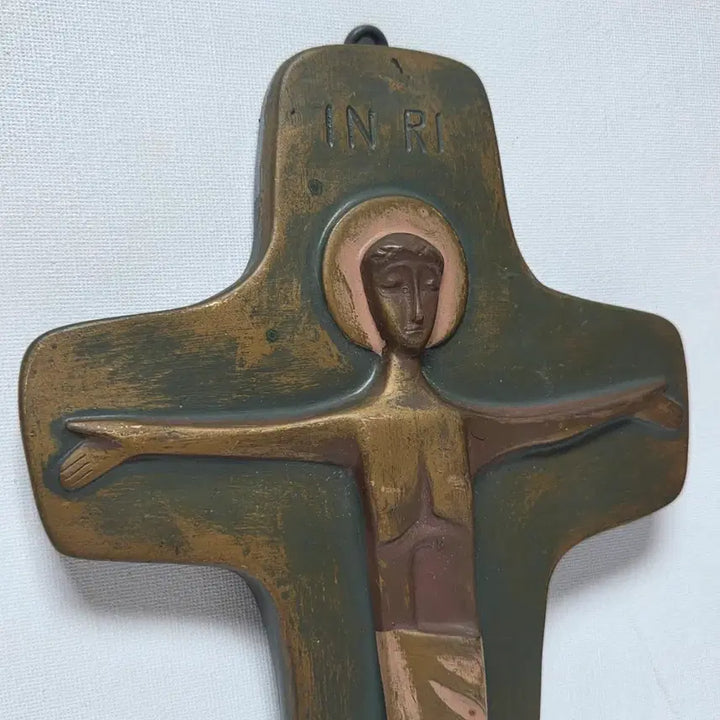 [BUNJANG] Artist Resin Crucifixion Sculpture / 앤틱 작가 작품 십자가 예수님 작가 레진 십자가 가톨릭