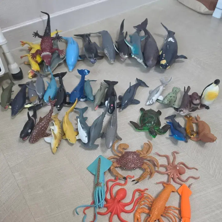 [BUNJANG] Marine Animal Figure Bundle Set / 상어 고래 바다동물 피규어 일괄