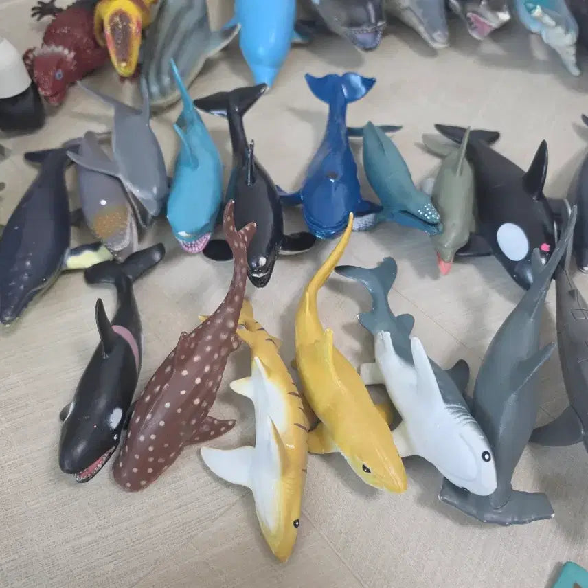 [BUNJANG] Marine Animal Figure Bundle Set / 상어 고래 바다동물 피규어 일괄
