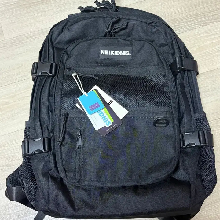 [BUNJANG] Nakedness Unisex Absolute Backpack Bag Black / 네이키드니스 남녀공용 앱솔루트 백팩 가방 블랙 검정