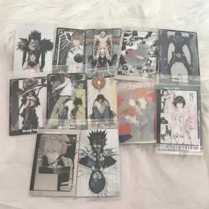 [BUNJANG] Death Note Card Wafer Bundle Set (SR, R, Secret, Rare Included) / 데스노트 카드 웨하스 일괄 sr r 시크릿 레어 포함