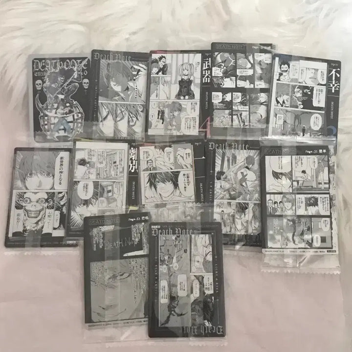 [BUNJANG] Death Note Card Wafer Bundle Set (SR, R, Secret, Rare Included) / 데스노트 카드 웨하스 일괄 sr r 시크릿 레어 포함