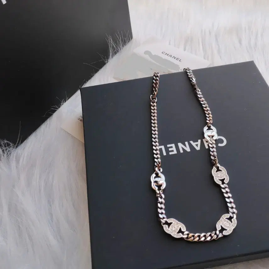 [BUNJANG] Chanel CC Logo Chain Necklace / 샤넬 체인 목걸이 CC 로고