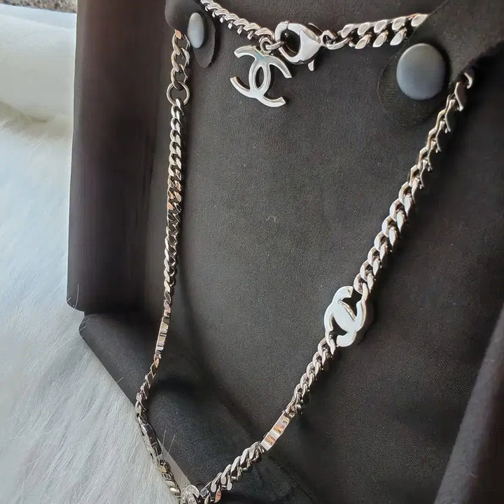 [BUNJANG] Chanel CC Logo Chain Necklace / 샤넬 체인 목걸이 CC 로고