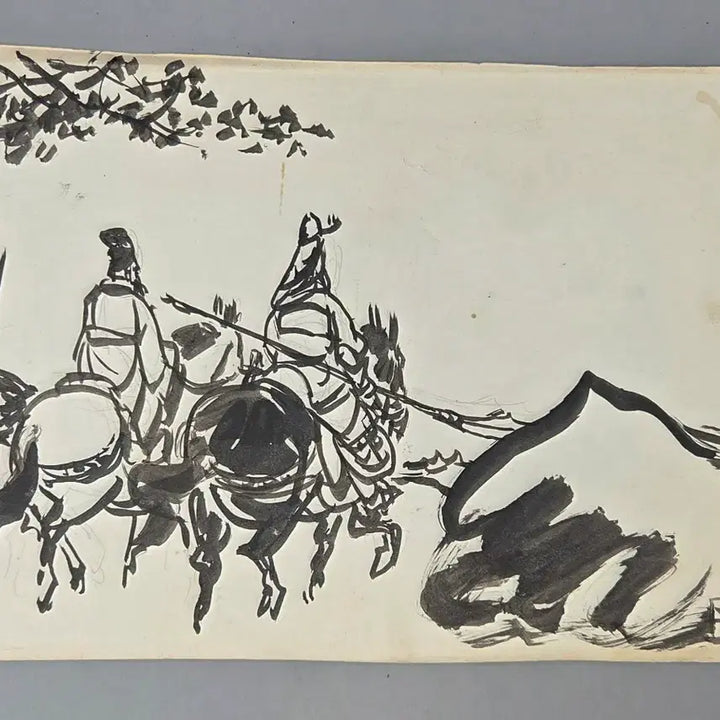 [BUNJANG] Kim Ki-chang "Samgukji" Illustration / 동양화 운보 김기창 삼국지 삽화