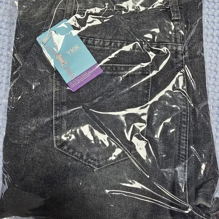 [BUNJANG] Wide Leg Denim Pants (Gray) - M / 일자 와이드데님 팬츠 (그레이)M