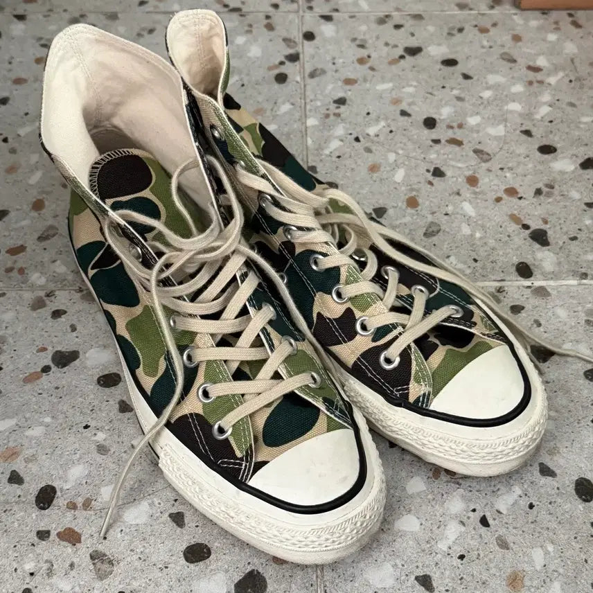 [BUNJANG] Converse Japan J HI Camo Sneakers / [270] 컨버스 재팬 제이하이 J HI CAMO 카모