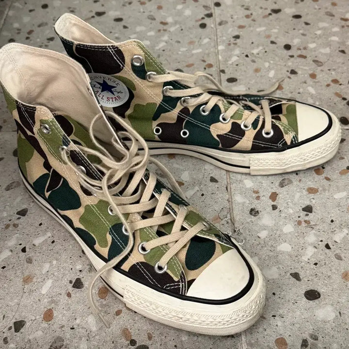 [BUNJANG] Converse Japan J HI Camo Sneakers / [270] 컨버스 재팬 제이하이 J HI CAMO 카모