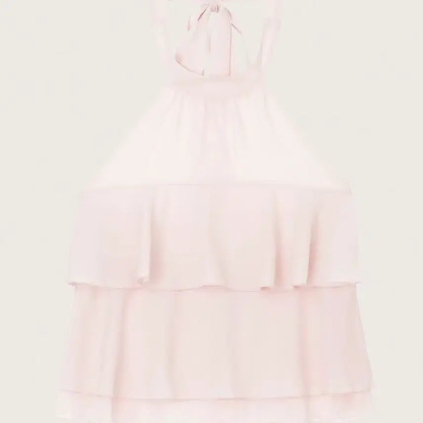[BUNJANG] Clissier Dear Logie Chiffon Halter Blouse / 클리시어 디어 로지 쉬폰 홀터 블라우스