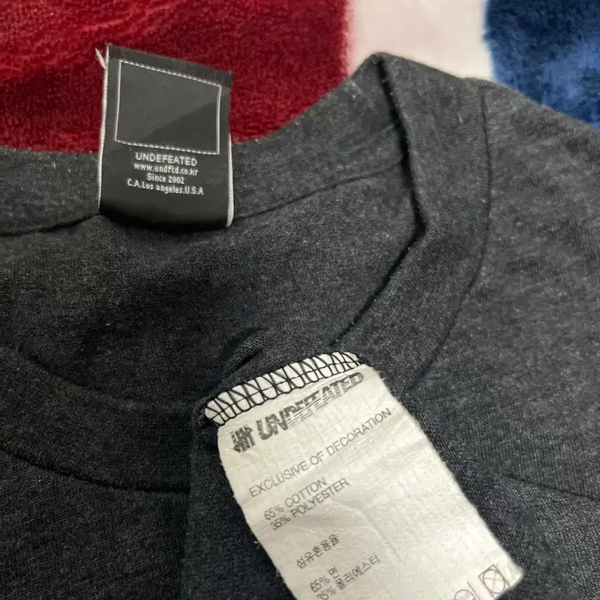[BUNJANG] UNDEFEATED Charcoal Grey Short Sleeve T-Shirt Size 95 / 언디핏 반팔티셔츠 95