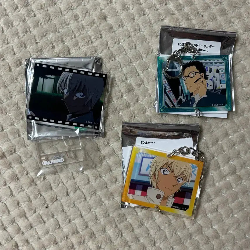 [BUNJANG] Detective Conan Amuro Tooru Acrylic Keyring and Magnet Bundle / 명탐정 코난 아무로 안기준 제로 후루야 카자미 연결 아크릴 키링 마그넷