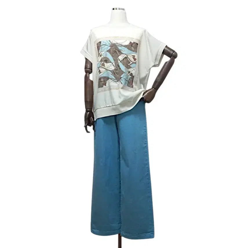 [BUNJANG] Ethnic Pattern Blouse / 에스닉 맨투맨 블라우스