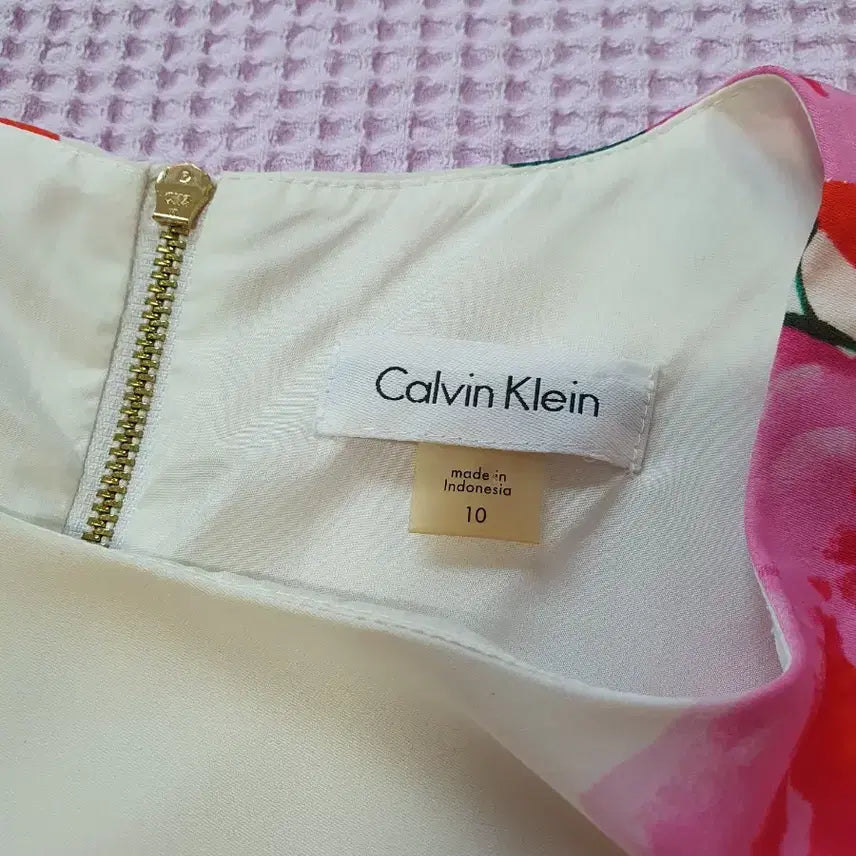 [BUNJANG] Calvin Klein Floral Dress (US Size 10) / Calvin Klein 꽃 원피스 (미국사이즈10)