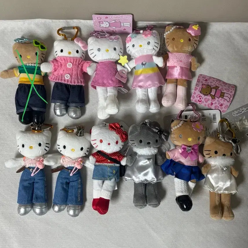 [BUNJANG] [새상품] 산리오 헬로키티 롱다리키티 인형 키링 모음 / [새상품] 산리오 헬로키티 롱다리키티 인형 키링 모음