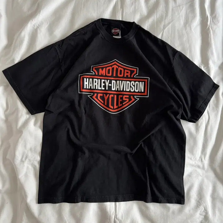 [BUNJANG] Harley Davidson Shield Logo T-shirt / [XL] 90s-00s 빈티지 할리데이비슨 실드 로고 티셔츠