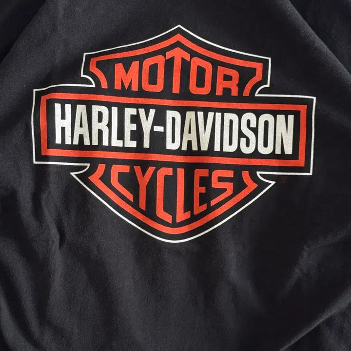 [BUNJANG] Harley Davidson Shield Logo T-shirt / [XL] 90s-00s 빈티지 할리데이비슨 실드 로고 티셔츠