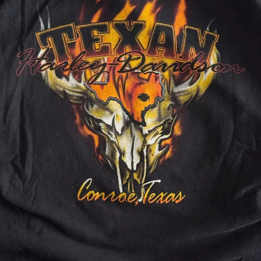 [BUNJANG] Harley Davidson Shield Logo T-shirt / [XL] 90s-00s 빈티지 할리데이비슨 실드 로고 티셔츠