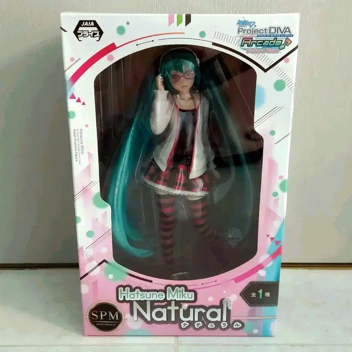 [BUNJANG] Hatsune Miku Project Diva Classic Figure / 하츠네 미쿠 프로젝트 디바 안경 미쿠 고전 미소녀 피규어