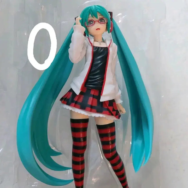 [BUNJANG] Hatsune Miku Project Diva Classic Figure / 하츠네 미쿠 프로젝트 디바 안경 미쿠 고전 미소녀 피규어