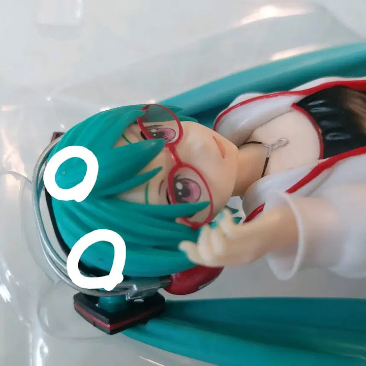 [BUNJANG] Hatsune Miku Project Diva Classic Figure / 하츠네 미쿠 프로젝트 디바 안경 미쿠 고전 미소녀 피규어