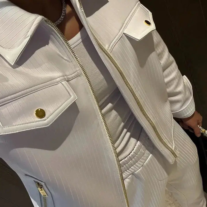 [SOLD OUT] 라피나토에뚜알 웨스턴 트러커 화이트 48 셋업 새상품 판매 라피나토