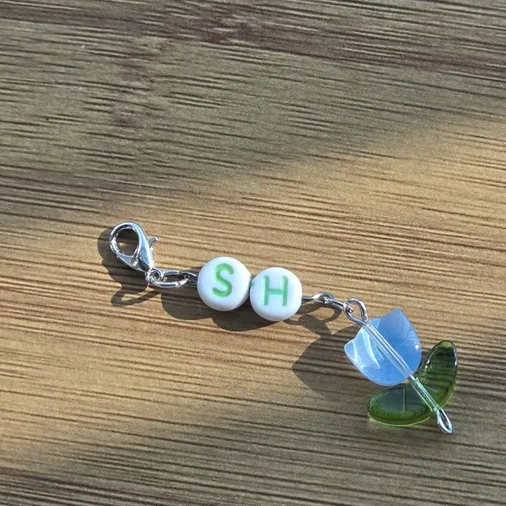 [BUNJANG] SH Initial Keyring (Handmade) / SH 이니셜 키링 (핸드메이드)