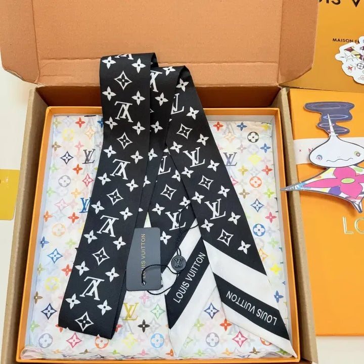 [BUNJANG] Louis Vuitton Silk Scarf / [미사용] 루이비통 실크 스카프