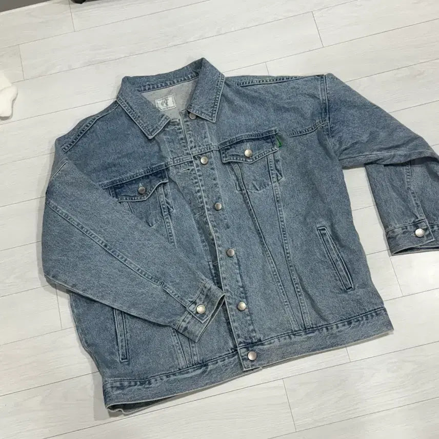 [BUNJANG] No Contents Denim Jacket Light Blue / 노컨텐츠 청자켓 라이트블루