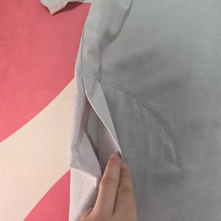 [BUNJANG] Series Epigram Woven Pocket Round T-shirt / 시리즈 에피그램 우븐포켓 라운드 반팔티