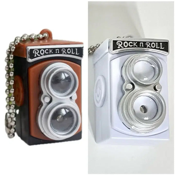 [BUNJANG] Miniature Camera Keychain (Sound &amp; Flash) / [새상품] 미니어처 카메라 키링 (소리+플래시 O)