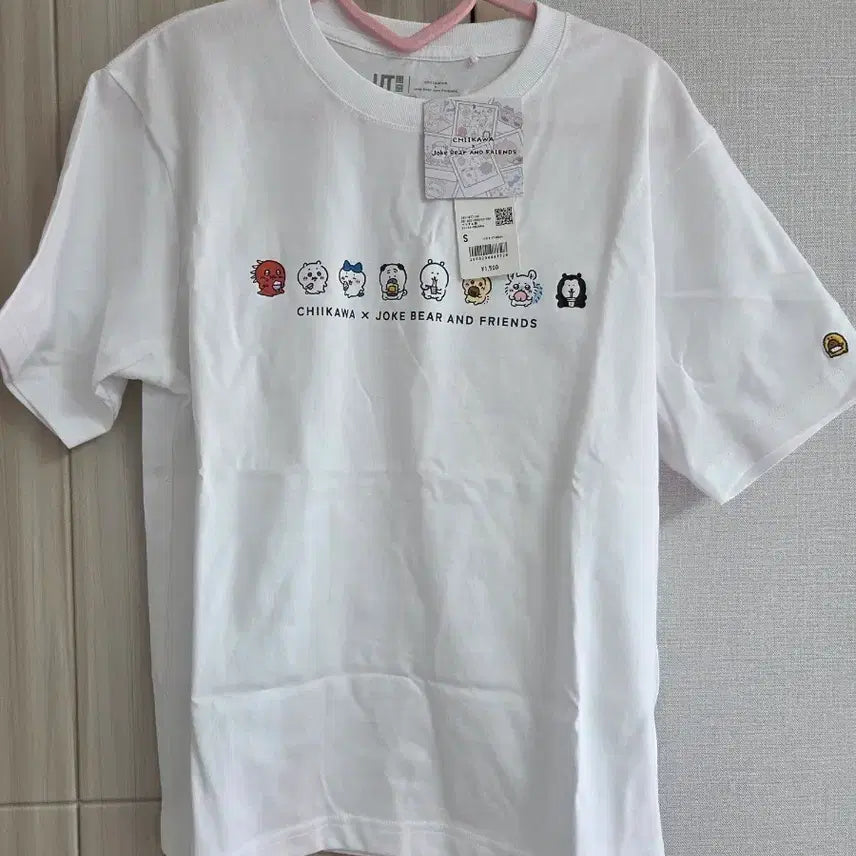 [BUNJANG] Uniqlo Chiikawa Short Sleeve T-Shirt / 새상품) 일본 유니클로 치이카와 반팔 티셔츠 S / 먼작귀