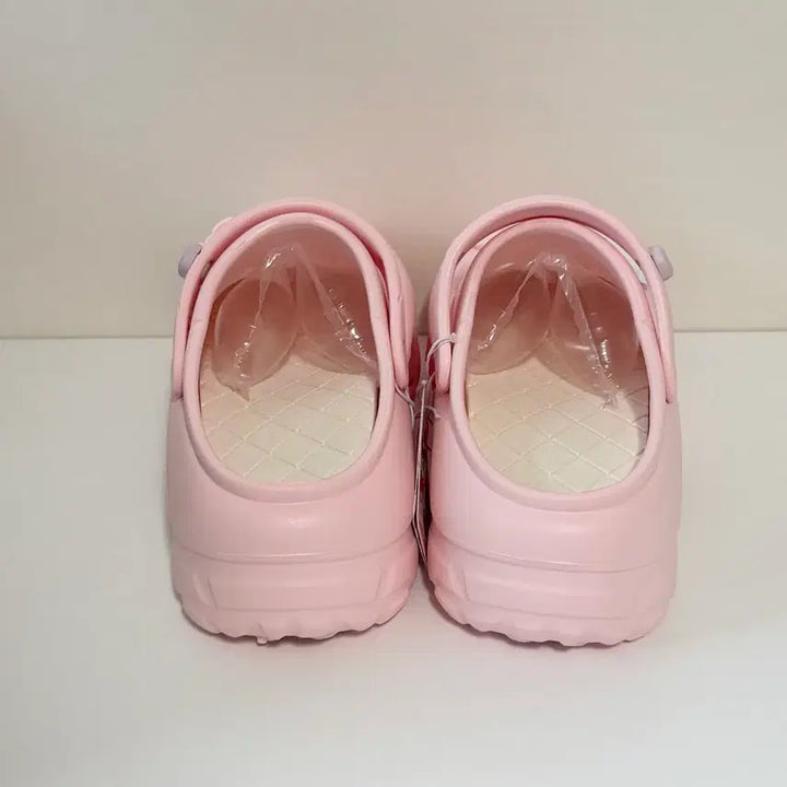 [BUNJANG] Hello Kitty Strawberry Milk Platform Crocs Slippers / [새상품] 헬로키티 딸기우유 크록스 플랫폼슬리퍼
