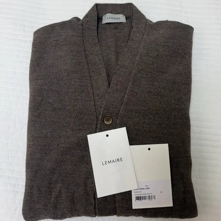 [SOLD OUT] 르메르 메리노 블렌드 가디건 모스그린멜란지 / XL